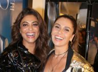 Juliana Paes e Giovanna Antonelli se encontram em lançamento de marca de roupas
