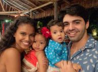 Aline Dias recebe Yolanda, filha de Juliana Alves, em festa de 1 ano de Bernardo