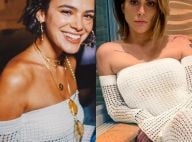 Tricô vazado e ombro a ombro: o vestido que fez a cabeça de Marquezine e Cleo