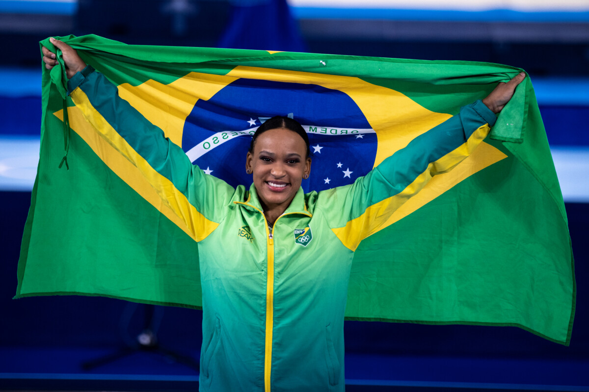 Foto Ap S Ltima Apresenta O Nas Olimp Adas De T Quio Rebeca Andrade