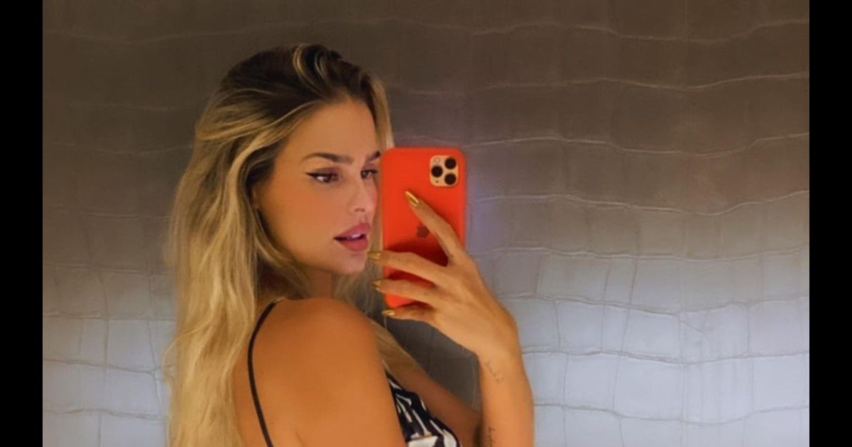 Yasmin Brunet exibe o corpo bronzeado frequência nas redes sociais