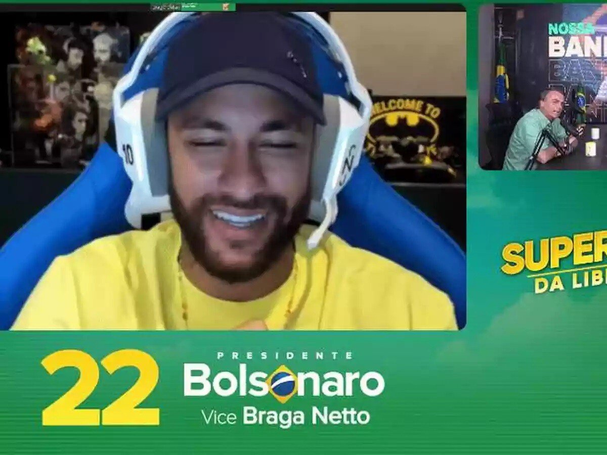 Foto Neymar apoia publicamente há anos Bolsonaro inclusive prometeu