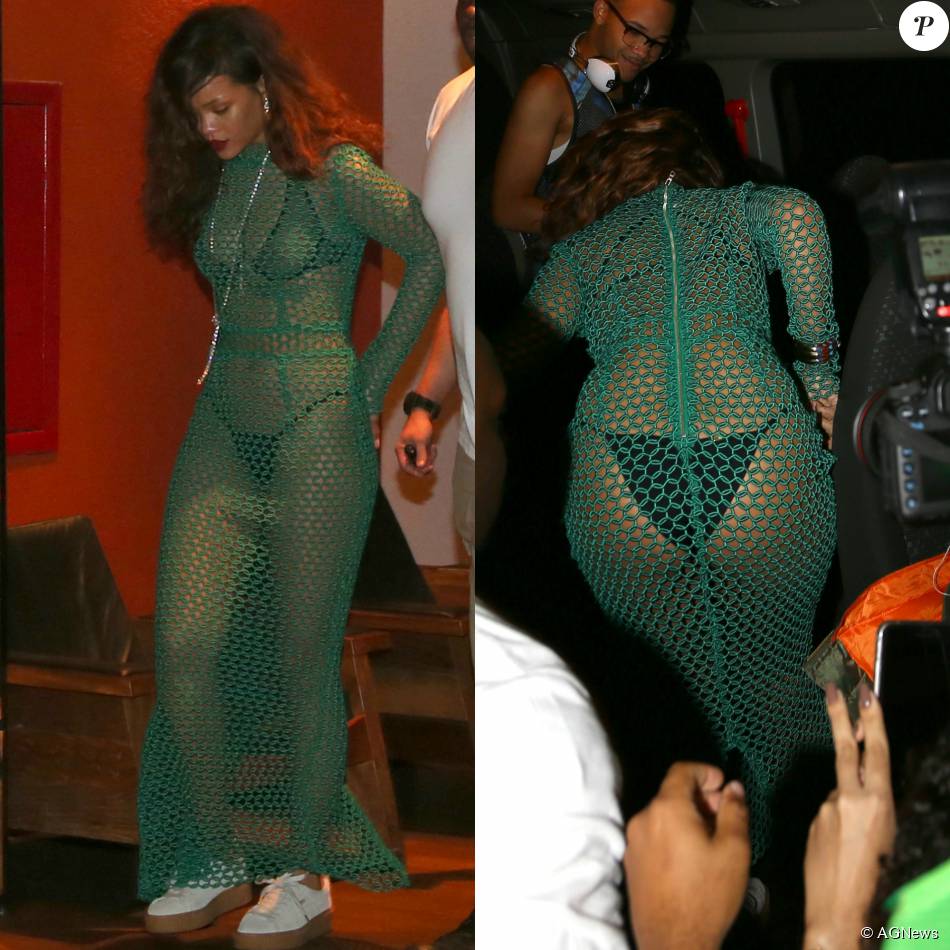 Resultado de imagem para rihanna looks transparentes 2016