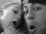 Neymar e o filho, Davi Lucca, fazem caretas em fotos e ganham elogios: 'Lindos'