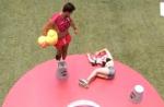 'BBB 14': Aline passa mal e desmaia durante prova do líder após 13 horas