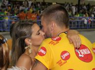 Carnaval: Fernanda Lima troca carícias com Rodrigo Hilbert em camarote, no Rio