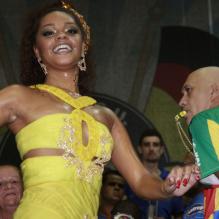 Juliana Alves não parou de sambar um minuto sequer
