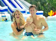 Karina Bacchi e Amaury Nunes levam Enrico a zoológico interativo nos EUA. Vídeo!
