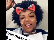 Ludmilla exibe cabelo curto e com cachos em meio a transição: 'Ficando lindo'