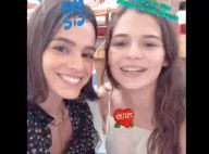 Bruna Marquezine comemora aniversário de 16 anos da irmã, Luana. Vídeo!