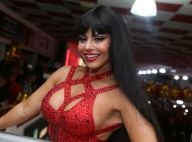 Viviane Araujo, de peruca, aposta em look de R$ 14 mil com cristais no Salgueiro