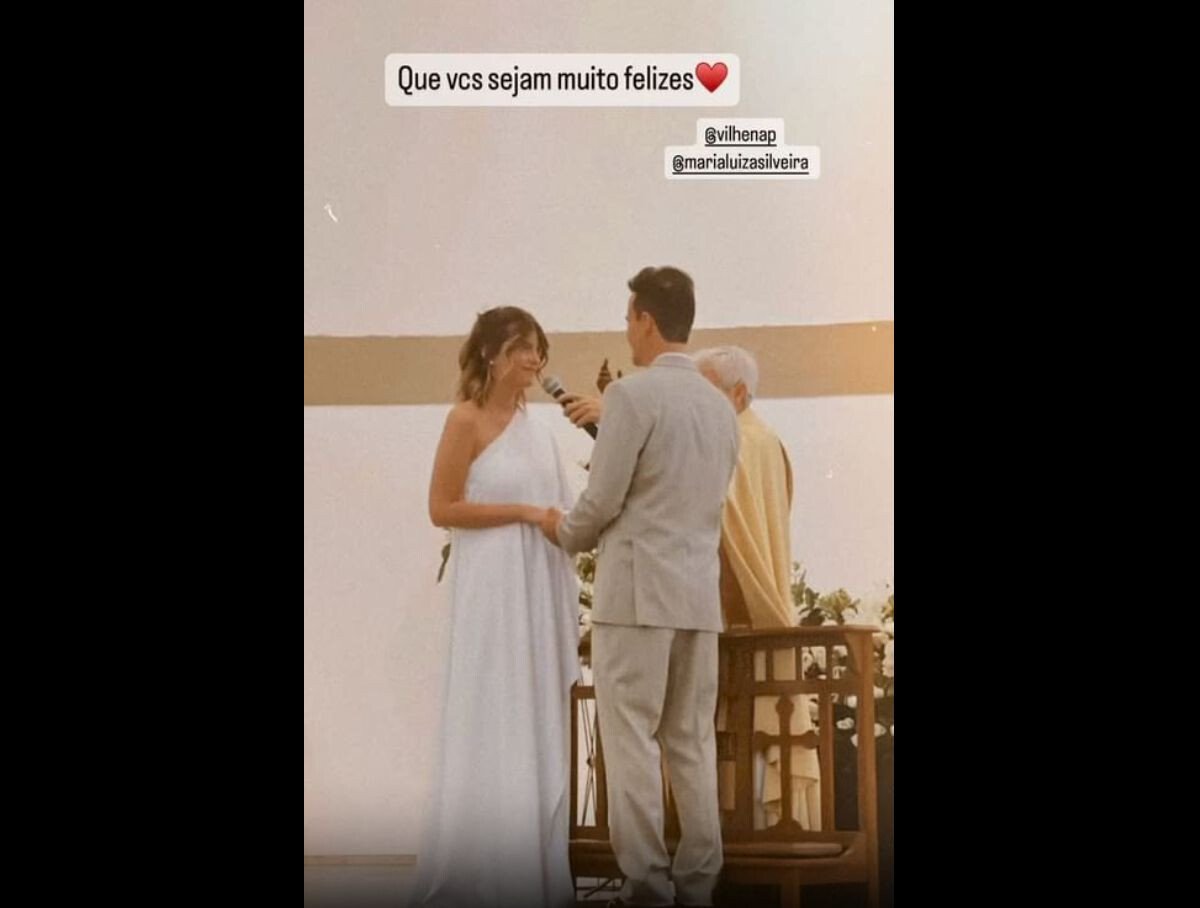 Foto A Hora Do Sim No Casamento De Paulinho Vilhena E Maria Luiza