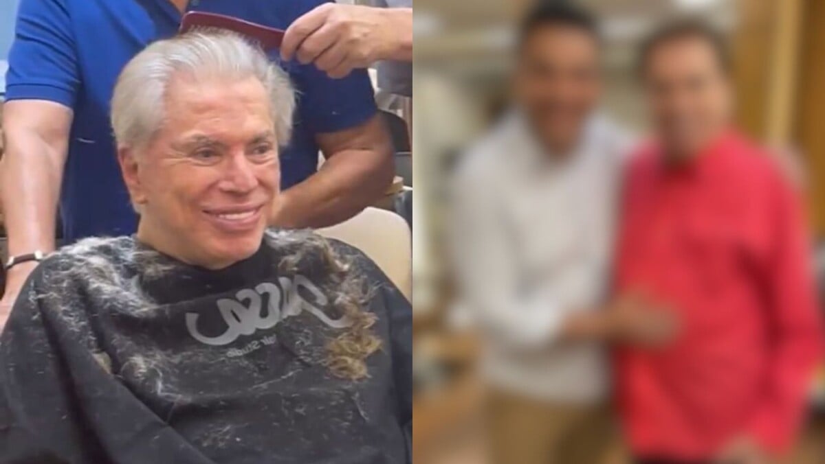 Foto Antes E Depois De Silvio Santos Apresentador Radicaliza O Visual