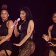 Nicki Minaj se apresenta no evento 'Tidal X: 1020', nos EUA, nesta terça-feira, 20 de outubro de 2015
