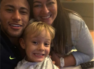 Neymar ganha apoio do filho e da mãe antes de novo jogo na Rio 2016: 'Família'