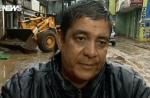 Zeca Pagodinho ajuda desabrigados por chuva em Xerém, na Baixada Fluminense