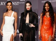 Modelos brilham no tapete vermelho do baile de gala do AmFar. Veja os looks!