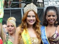 Carnaval: Ellen Rocche recebe coroa de rainha de bloco de rua em São Paulo