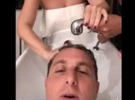 Luciano Huck se diverte com Angélica lavando seu cabelo: 'Com carinho'. Vídeo!