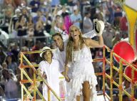 Ivete Sangalo encerra desfile da Grande Rio com marido e filho, Marcelo. Fotos!