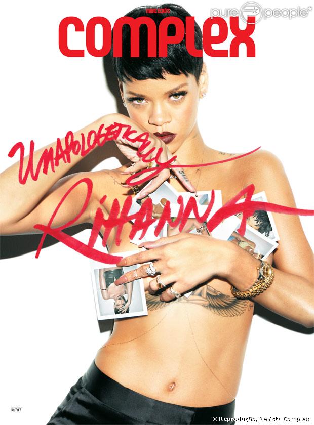 Rihanna comentou sobre o dueto que fez com o namorado (ou ex-namorado) Chris Brown: 'Não é da conta de ninguém'