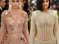 Kylie Jenner exibe cintura fina no MET Gala e fãs sugerem: 'Cirurgia'. Compare!