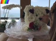 Grazi Massafera comemora 5 anos da filha, Sofia, com flores: 'Amor infinito'