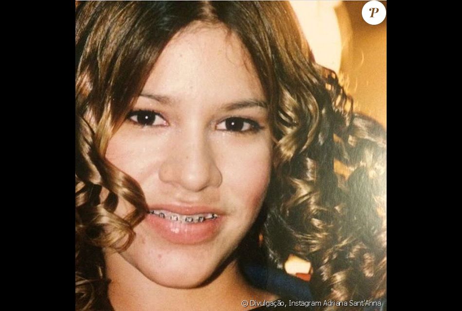 A ex-BBB Adriana Sant'Anna surpreendeu ao publicar uma foto da adolescência no Instagram