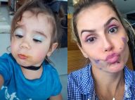 Deborah Secco se compara à filha em foto e ex-BBB Emilly elogia: 'Maravilhosas'