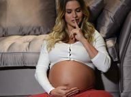 Andressa Suita filma filho mexendo na barriga: 'Tem gente que é da madrugada'