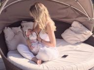 Eliana comemora cinco meses da filha: 'Cada dia mais fofinha com leite materno'