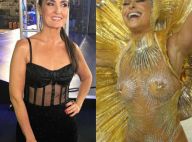 Fátima Bernardes, pedida em casamento por fã, ouve de Sabrina:'Tem que desfilar'