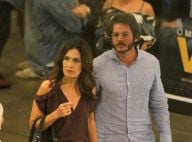Fátima Bernardes e namorado, Túlio Gadêlha, posam abraçados após peça. Fotos!
