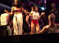 Bruna Marquezine, de barriga de fora, curte show da Anitta do palco. Vídeo!