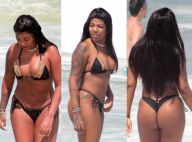 Ludmilla mergulha e toma ducha em Copacabana após festa de Carol Sampaio. Fotos!