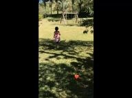 Bruno Gagliasso mostra Títi brincando em balanço durante passeio: 'Linda'
