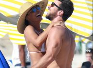 Romance e diversão! Juliana Paes beija o marido e brinca com os filhos na praia