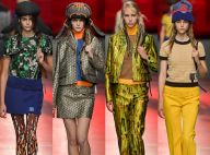 Cintura baixa, jacquard e mix de estampas: Prada revive anos 90 em coleção 2019