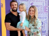 Filha de Rafael Cardoso e Mari Bridi fala com barriga de grávida da mãe:'Te amo'