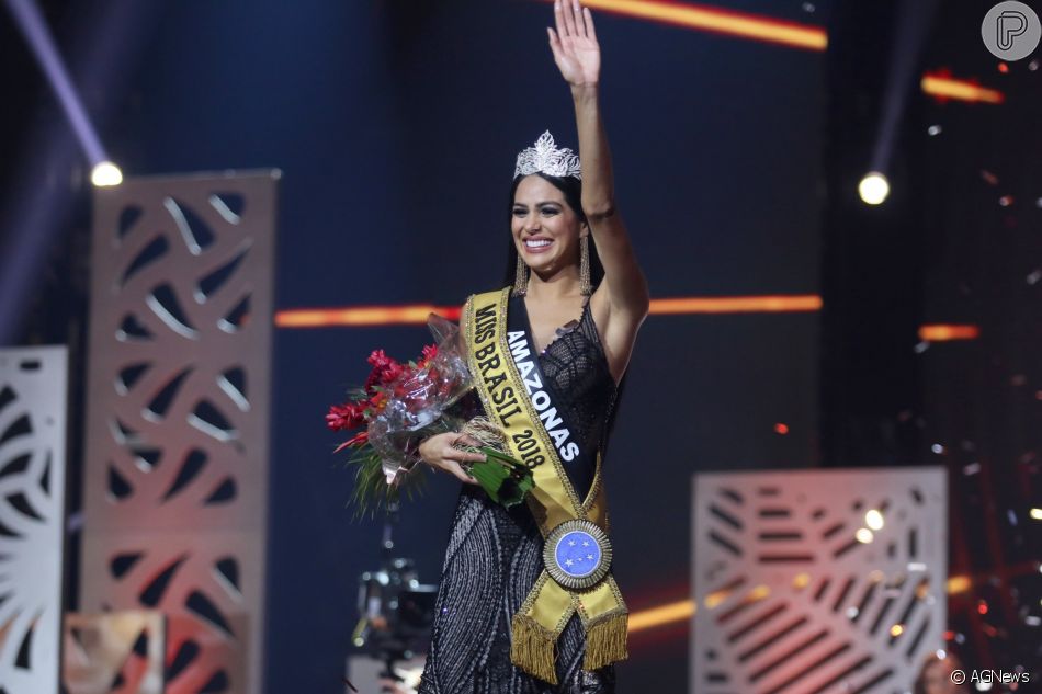 Mayra Dias, representante do Amazonas, foi coroada Miss Brasil 2018
