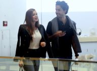 Marina Ruy Barbosa e o marido, Xande Negrão, passeiam por shopping do Rio. Fotos