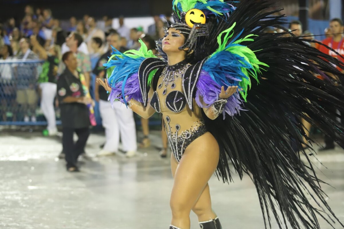 Foto Mileide Mihaile Foi Uma Das Musas Da Grande Rio No Desfile Desta