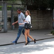 Sophie Charlotte foi vista gravando cenas de 'Sangue Bom' em São Paulo, na manhã deste domingo, 24 de fevereiro de 2013