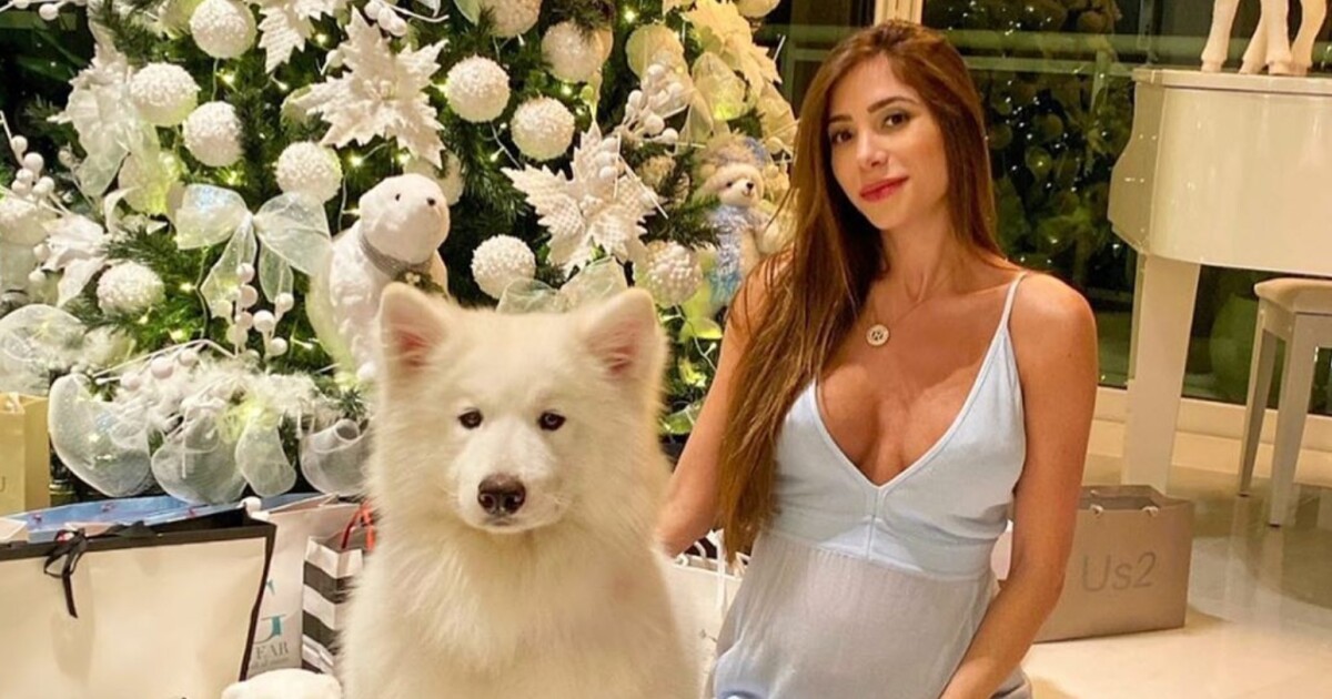 Romana Novais faz foto do filho pet e destaca relação Tinha