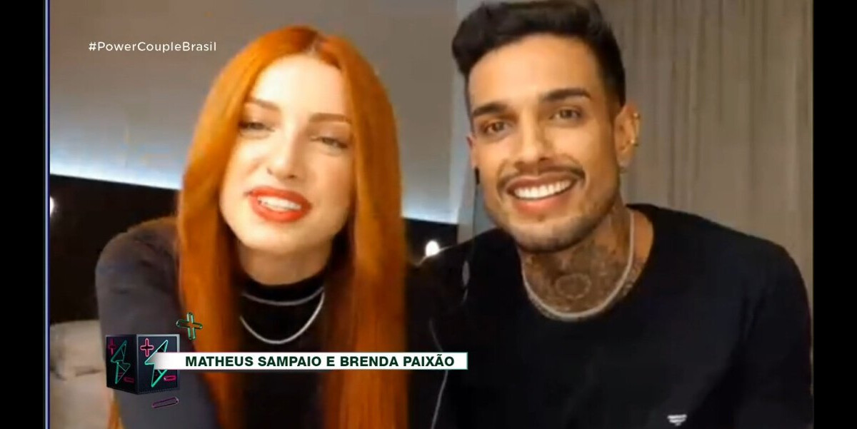 Foto Power Couple Brenda Paix O E Matheus Sampaio Causaram Em