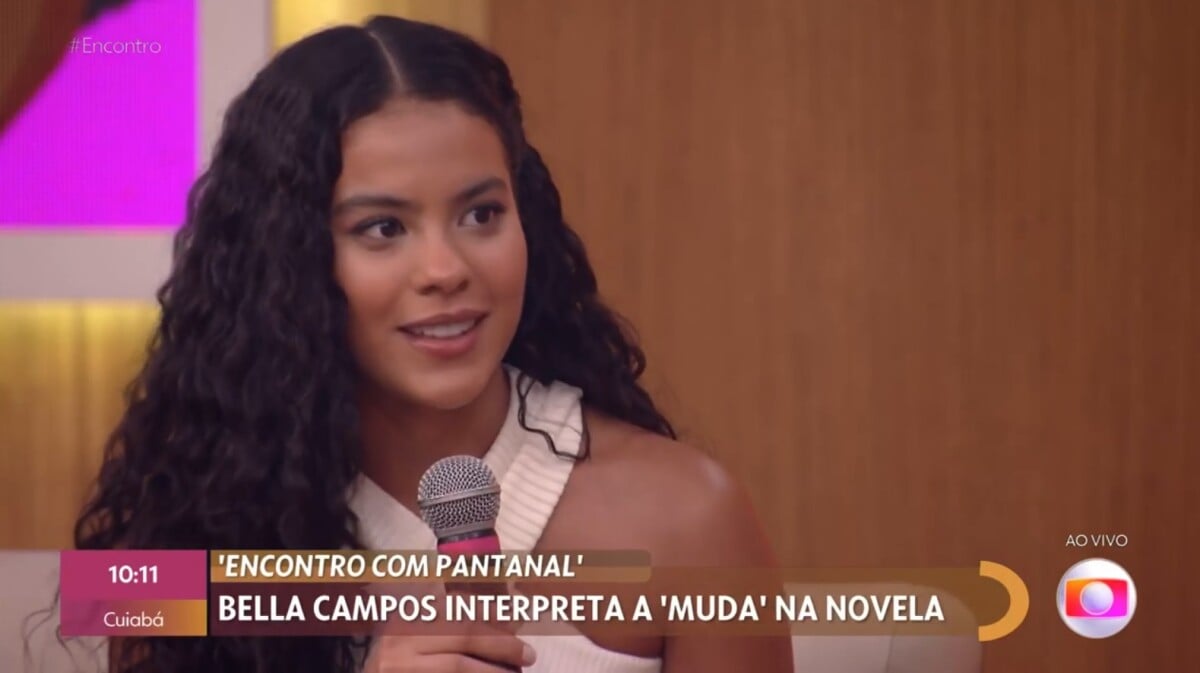 Foto Muda Da Novela Pantanal Bella Campos Foi Ao Encontro