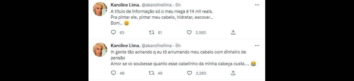 Foto Karoline Lima rebateu as acusações nas redes sociais Purepeople