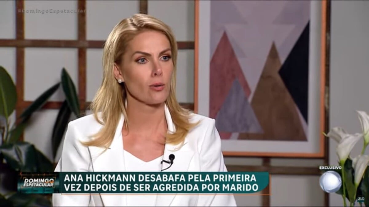 Foto Ana Hickmann falou pela primeira vez após ser agredida pelo ex