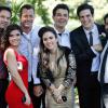 Elenco se reúne na gravação do casamento Paloma (Paolla Oliveira) e Bruno (Malvino Salvador), em 'Amor à Vida'