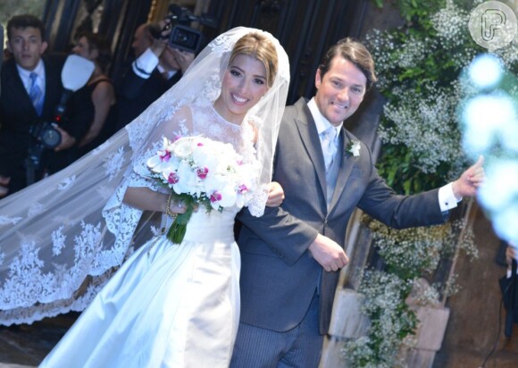 Marcelo Serrado e Roberta Fernandes se casaram em julho de 2012